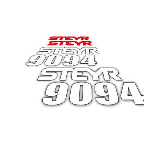Steyr 9094 (1999) Aftermarket Replacement Tractor Decal (Sticker) Set replacement decal set