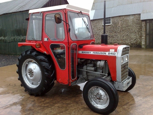 Massey Ferguson 240 (L) Aftermarket Replacement Tractor Decal (Sticker) Set