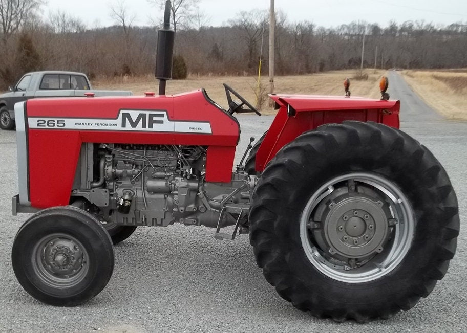 Massey Ferguson 265 Aftermarket Replacement Tractor Decal (Sticker) Set