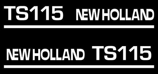 New Holland TS115 Aftermarket Replacement Tractor Decal (Sticker) Set replacement decal set
