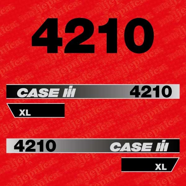 Case 4210 XL Aftermarket Replacement Tractor Decal (Sticker) Set replacement decal set