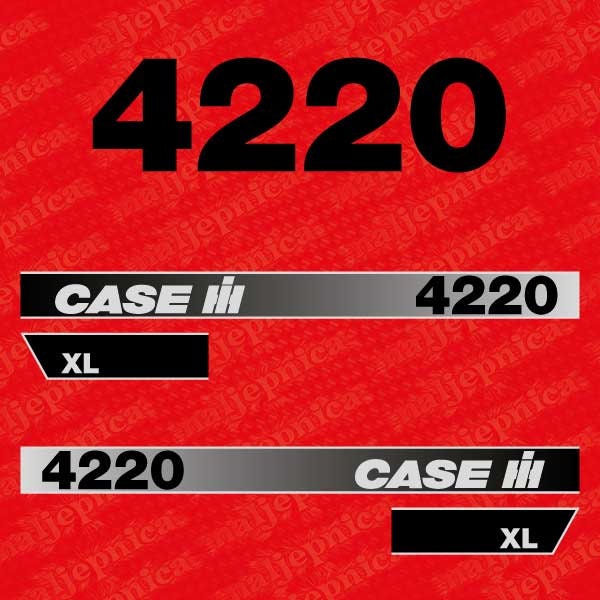 Case 4220 XL Aftermarket Replacement Tractor Decal (Sticker) Set replacement decal set
