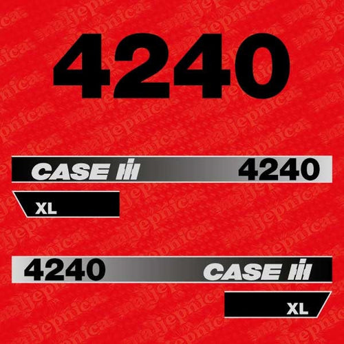 Case 4240 XL Aftermarket Replacement Tractor Decal (Sticker) Set replacement decal set