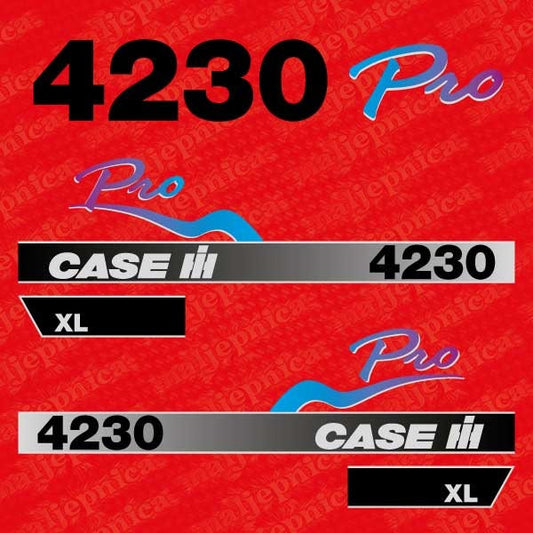 Case 4230 XL Pro Aftermarket Replacement Tractor Decal (Sticker) Set replacement decal set