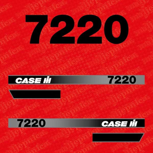 Case 7220 Aftermarket Replacement Tractor Decal (Sticker) Set replacement decal set