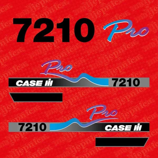 Case 7210 PRO Aftermarket Replacement Tractor Decal (Sticker) Set replacement decal set