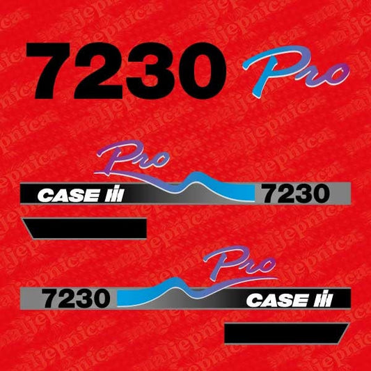 Case 7230 PRO Aftermarket Replacement Tractor Decal (Sticker) Set replacement decal set