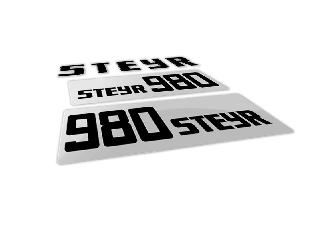 Steyr 980 Aftermarket Replacement Tractor Decal (Sticker) Set replacement decal set