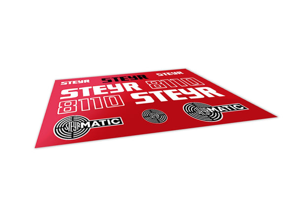 Steyr 8110 Aftermarket Replacement Tractor Decal (Sticker) Set replacement decal set