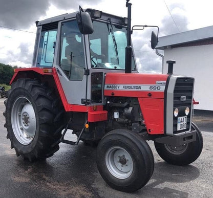 Massey Ferguson 690 Aftermarket Replacement Tractor Decal (Sticker) Set