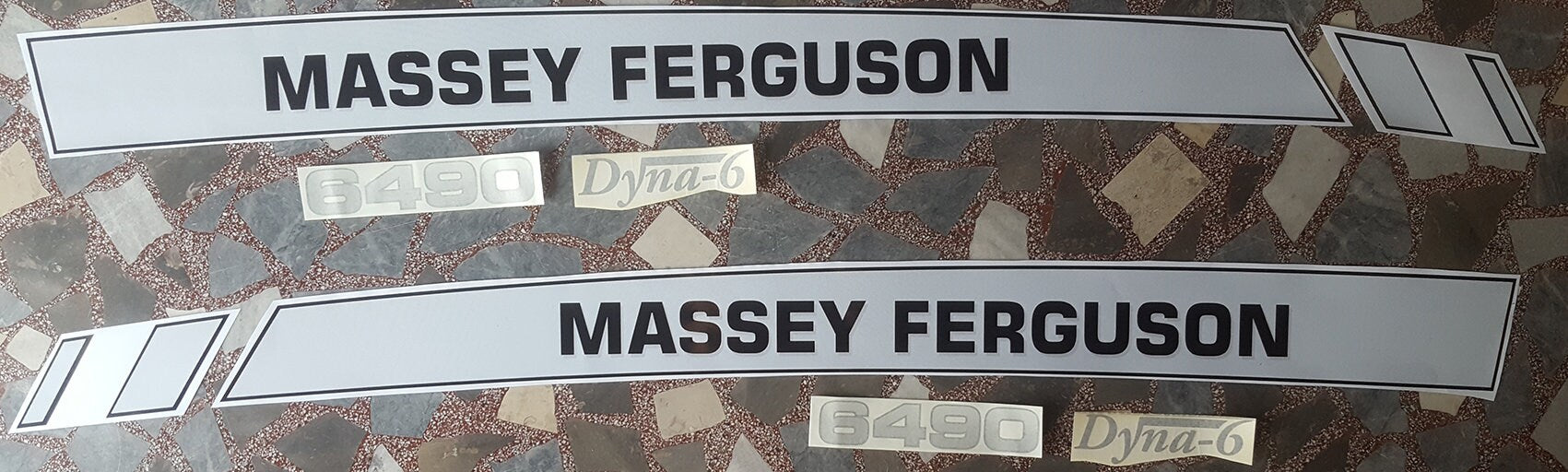 Massey Ferguson 6490 Aftermarket Replacement Tractor Decal (Sticker) Set