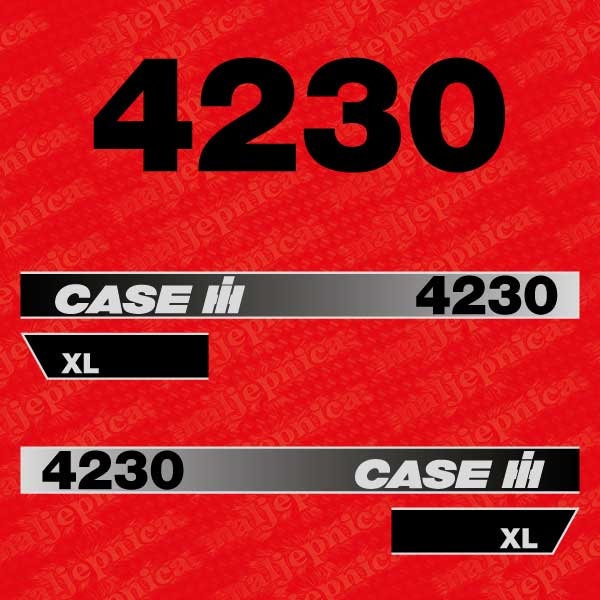Case 4230 XL Aftermarket Replacement Tractor Decal (Sticker) Set replacement decal set