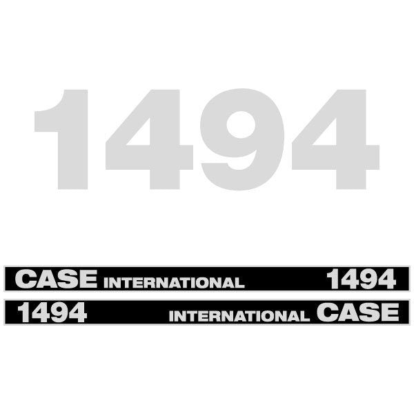 Case International 1494 Aftermarket Replacement Tractor Decal (Sticker) Set replacement decal set