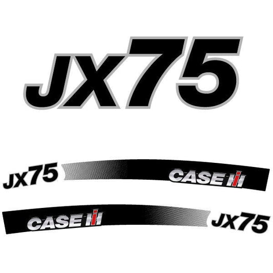 Case JX 75 Aftermarket Replacement Tractor Decal (Sticker) Set replacement decal set
