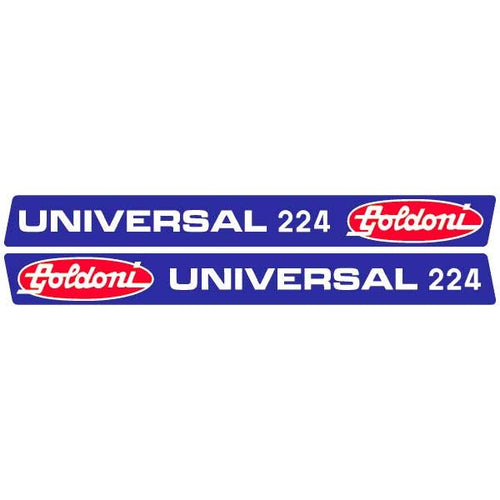 Goldoni Universal 224 Aftermarket Replacement Tractor Decal (Sticker) Set