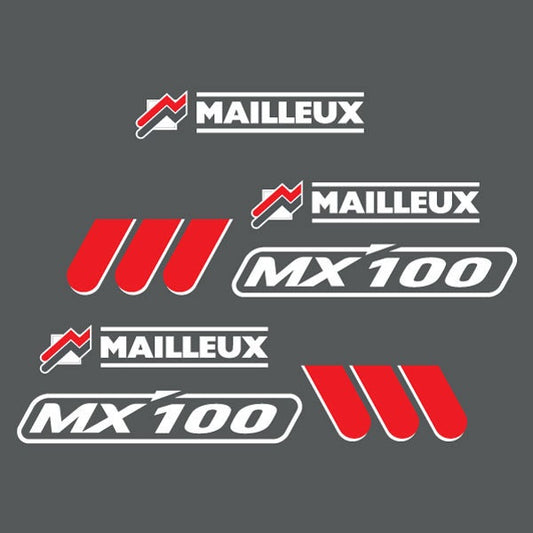 Mailleux MX 100 Loader Aftermarket decal aufkleber sticker set