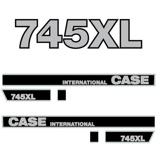 Case International 745XL Aftermarket Replacement Tractor Decal (Sticker) Set replacement decal set