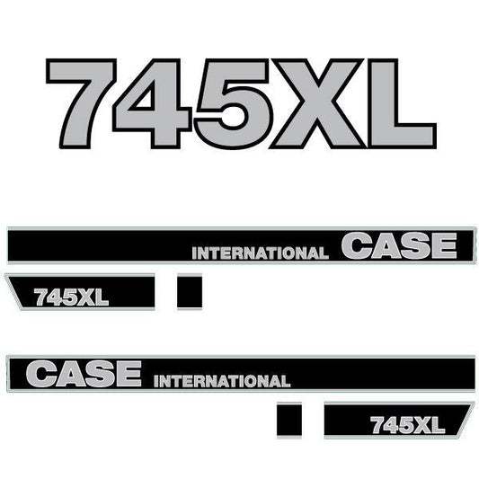 Case International 745XL Aftermarket Replacement Tractor Decal (Sticker) Set replacement decal set