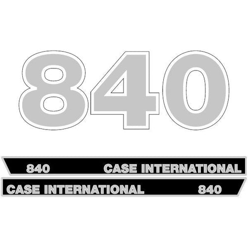 Case International 840 Aftermarket Replacement Tractor Decal (Sticker) Set replacement decal set