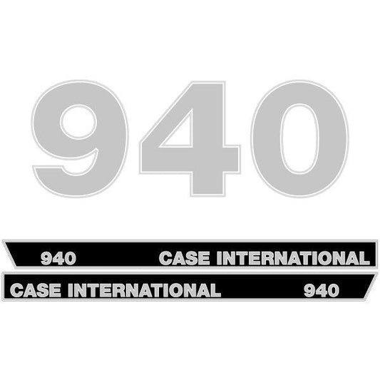 Case International 940 Aftermarket Replacement Tractor Decal (Sticker) Set replacement decal set