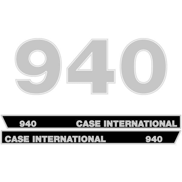 Case International 940 Aftermarket Replacement Tractor Decal (Sticker) Set replacement decal set