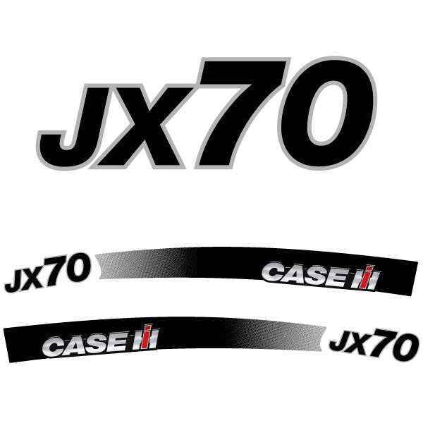 Case JX 55 3D Resin Aftermarket Replacement Tractor Decal (Sticker) Set