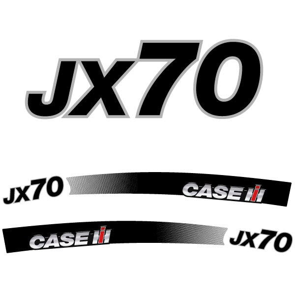Case JX 70 Aftermarket Replacement Tractor Decal (Sticker) Set replacement decal set