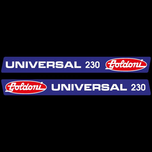 Goldoni Universal 230 Aftermarket Replacement Tractor Decal (Sticker) Set