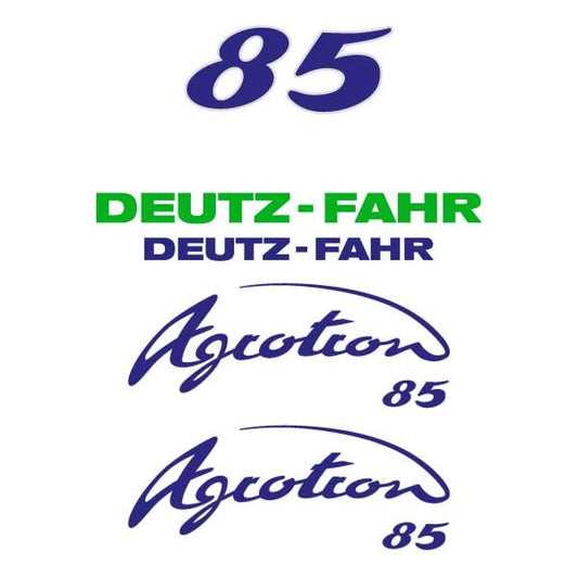 Deutz Fahr AgroTron 85 Aftermarket Replacement Tractor Decal (Sticker) Set