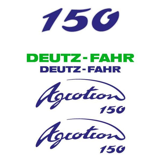 Deutz Fahr AgroTron 150 Aftermarket Replacement Tractor Decal (Sticker) Set