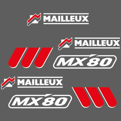 Mailleux MX 80 Loader Aftermarket decal aufkleber sticker set