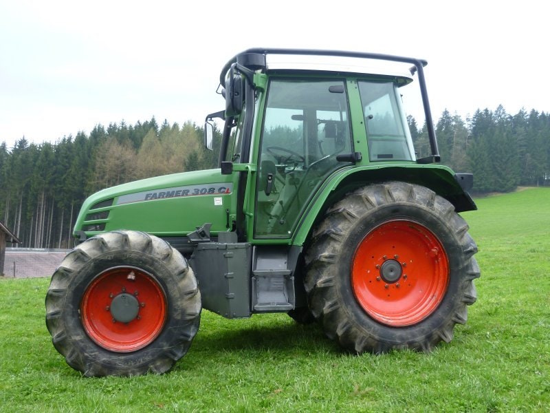 Fendt Farmer 307 Ci Turbomatik 2003 Silver Aftermarket Replacement Tractor Decal Sticker Set