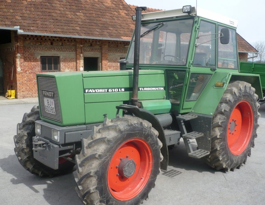 Fendt Favorit 610 LS Turbomatik Aftermarket Replacement Tractor Decal Sticker Set