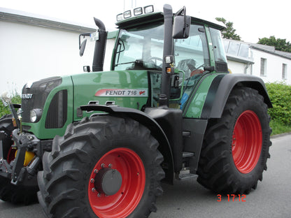 Fendt 716 Vario TMS Red Aftermarket Replacement Tractor Decal Sticker Set