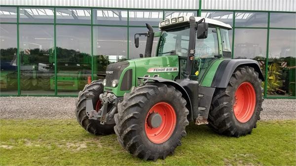 Fendt 818 Vario TMS Red Aftermarket Replacement Tractor Decal Sticker Set