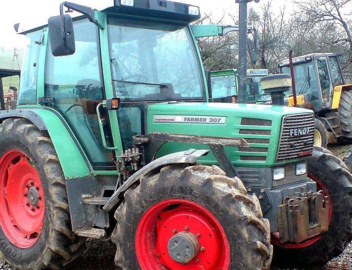 Fendt Farmer 307 Turbomatik Silver Aftermarket Replacement Tractor Decal Sticker Set