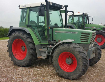 Fendt Farmer 307 C Turbomatik Silver Aftermarket Replacement Tractor Decal Sticker Set