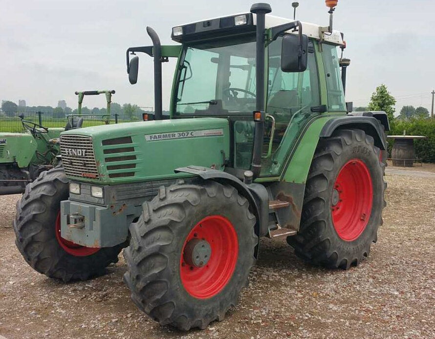 Fendt Farmer 307 C Turbomatik Silver Aftermarket Replacement Tractor Decal Sticker Set