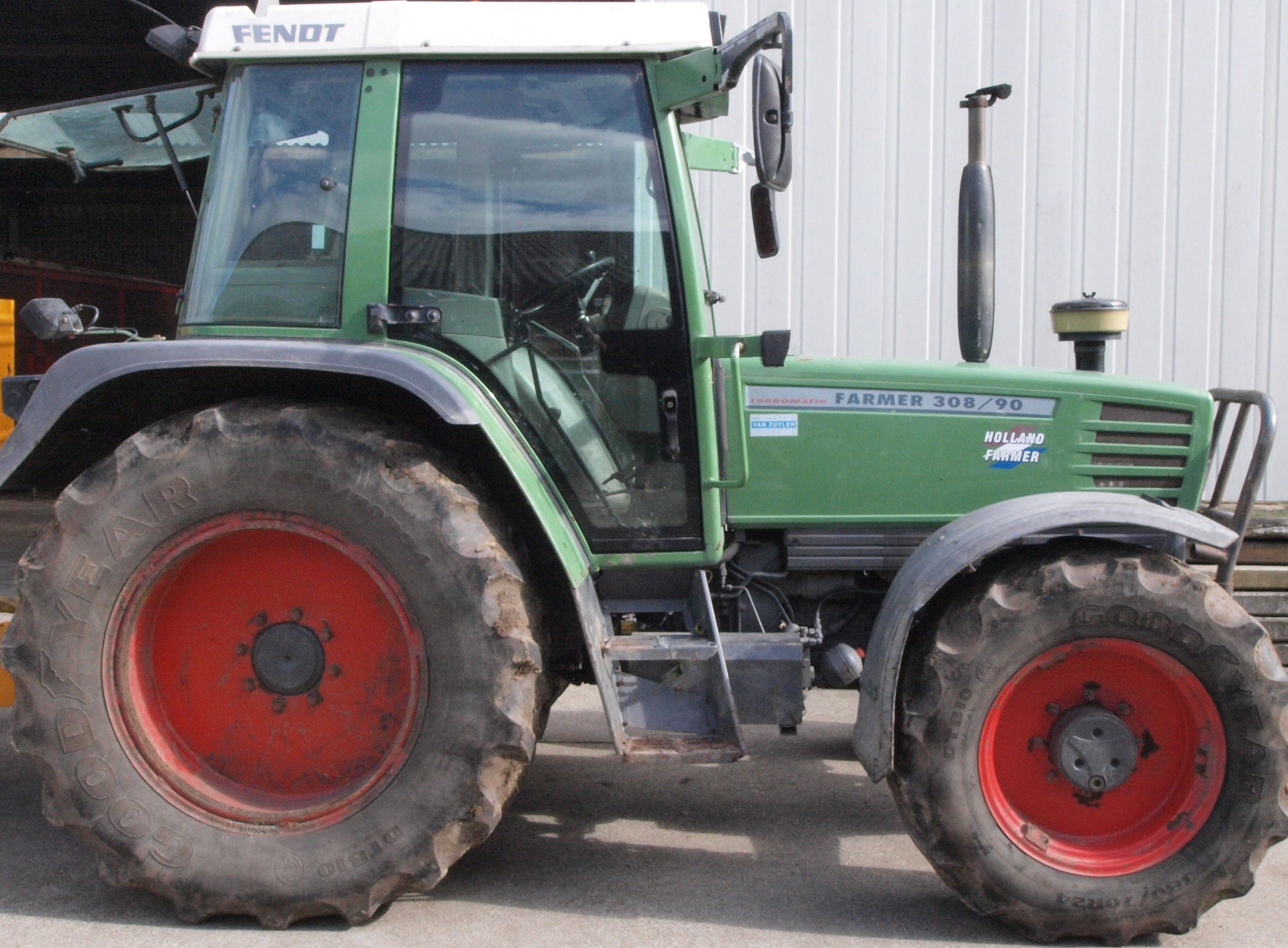 Fendt Farmer 308-90 Turbomatik Silver Aftermarket Replacement Tractor Decal Sticker Set