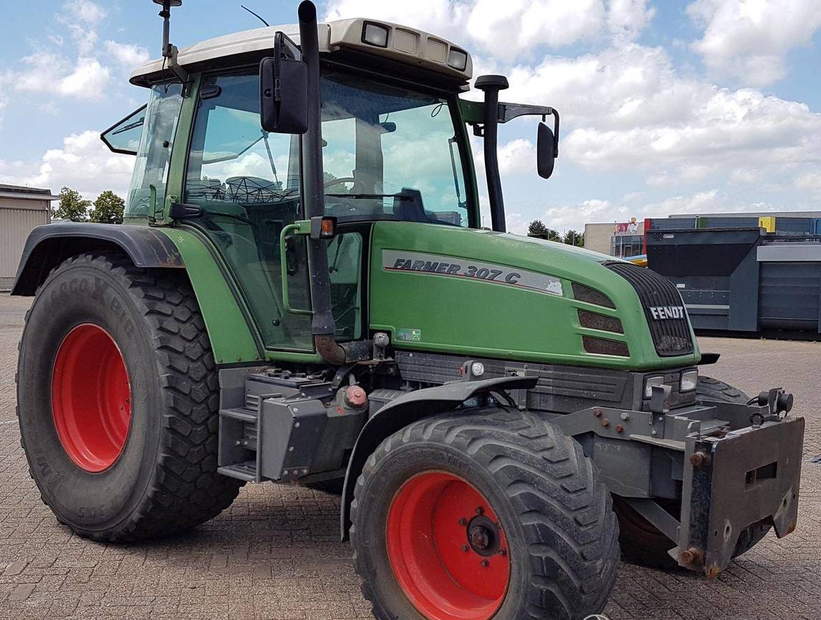 Fendt Farmer 307 C Turbomatik 2003 Silver Aftermarket Replacement Tractor Decal Sticker Set