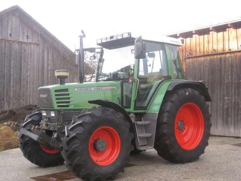 Fendt Favorit 509C Turboshift Aftermarket Replacement Tractor Decal Sticker Set