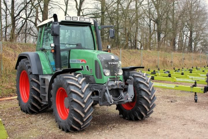 Fendt 712 TMS Vario Red Aftermarket Replacement Tractor Decal Sticker Set