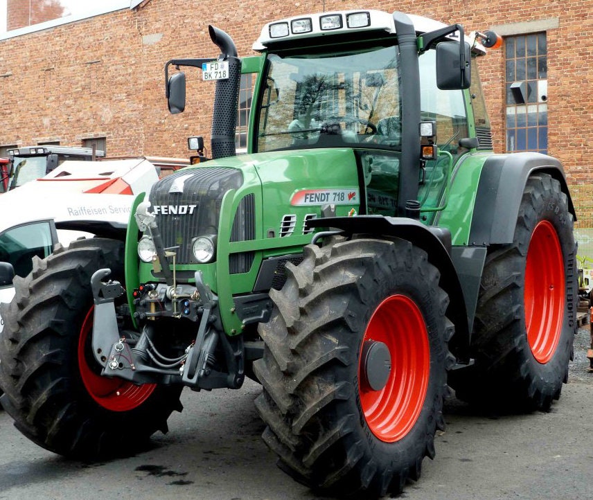 Fendt 718 Vario TMS Aftermarket Replacement Tractor Decal Sticker Set