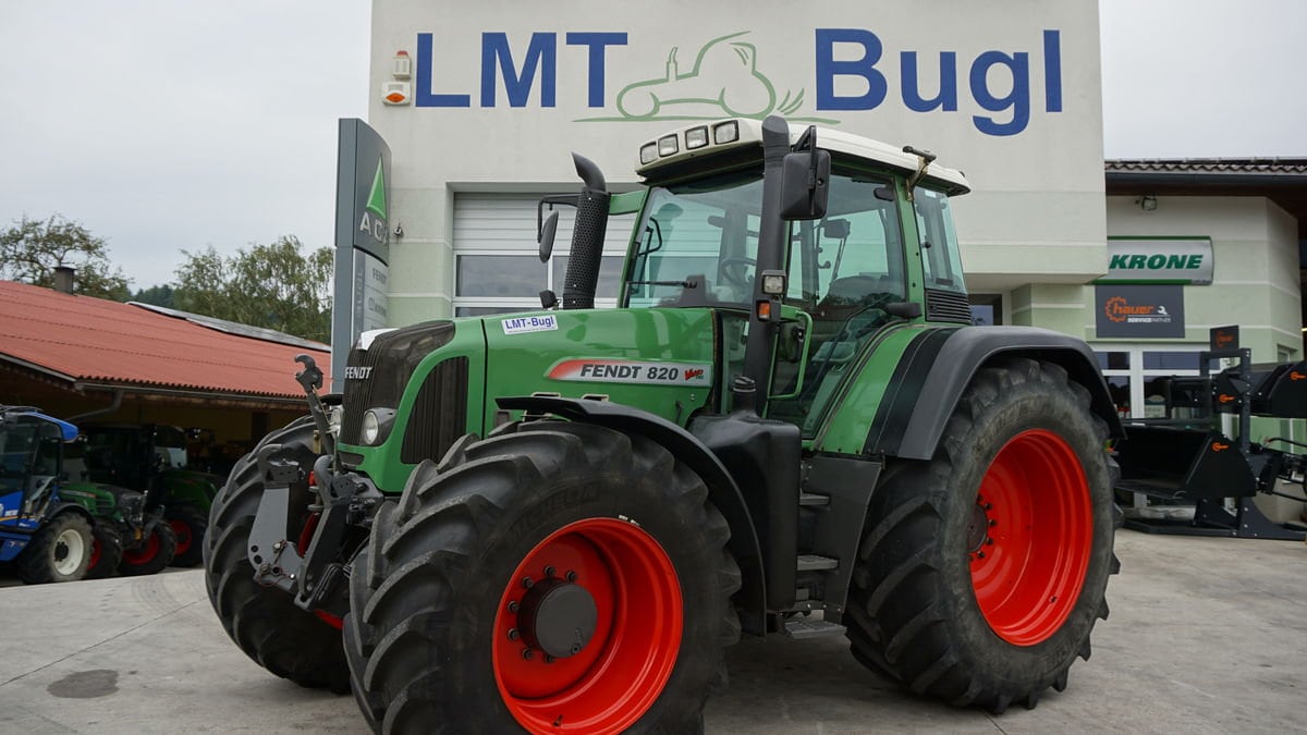 Fendt 820 Vario TMS Red Aftermarket Replacement Tractor Decal Sticker Set