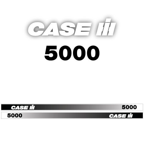 Case 5000 Aftermarket Replacement Tractor Decal (Sticker) Set