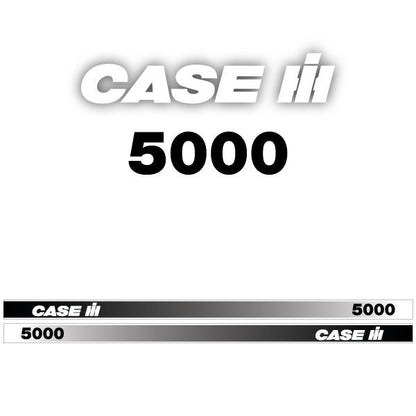 Case 5000 Aftermarket Replacement Tractor Decal (Sticker) Set