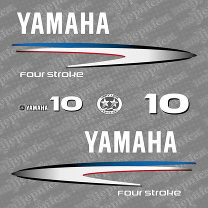 Yamaha 10 (2002-2006) Outboard Decal Sticker Set