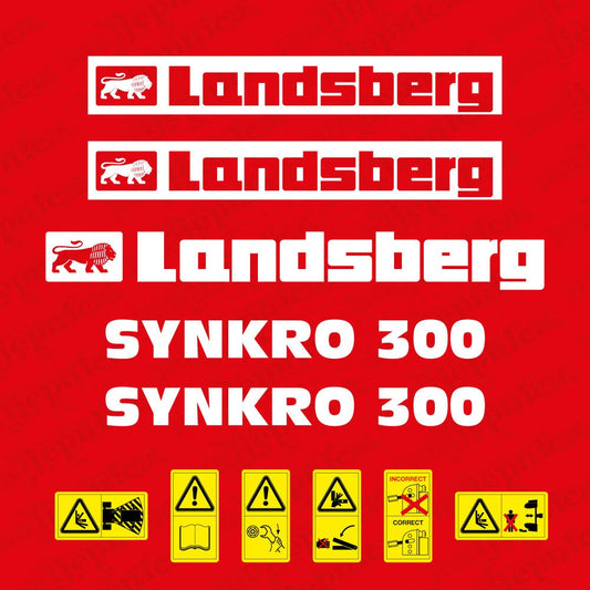 Landsberg Synkro 300 Aftermarket Replacement Decal / Sticker Set