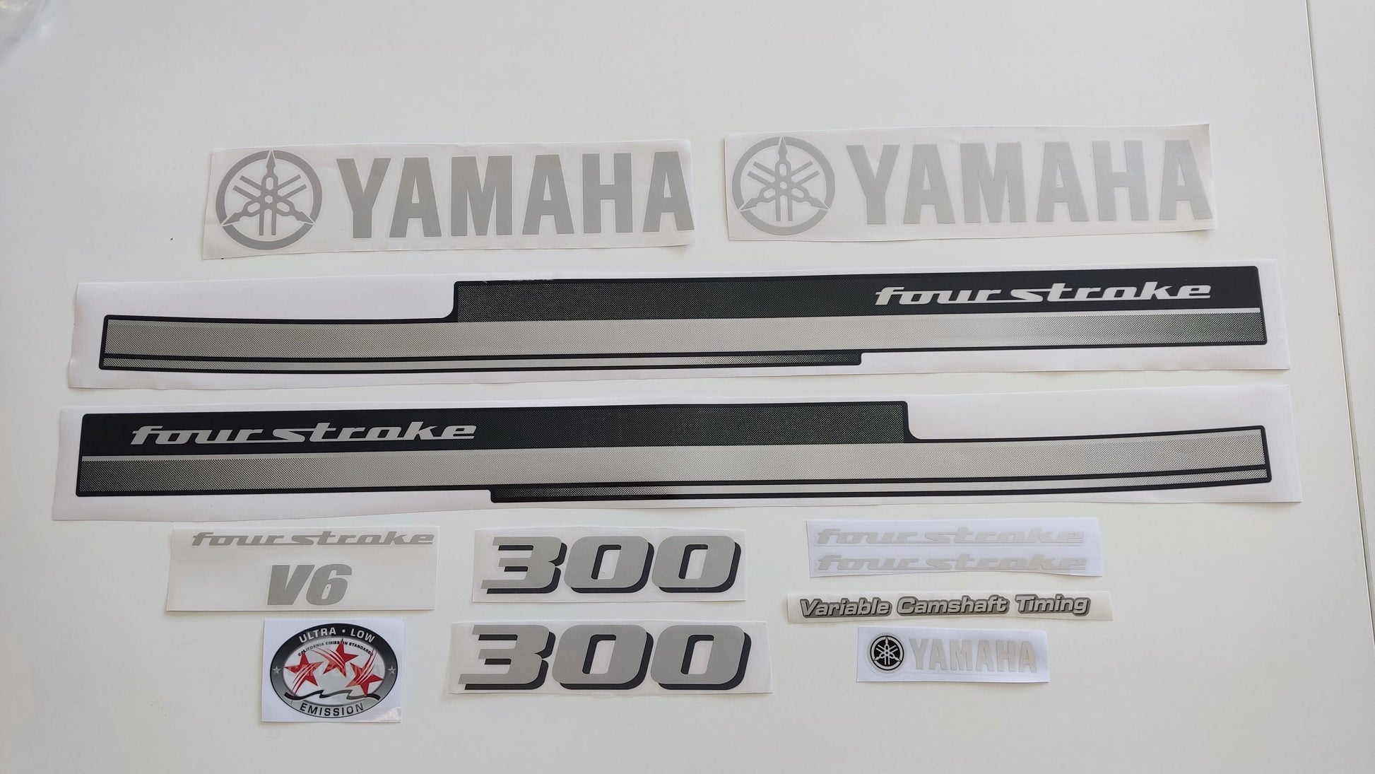 Yamaha 300 Four Stroke 2008 Outboard Decal Sticker Set