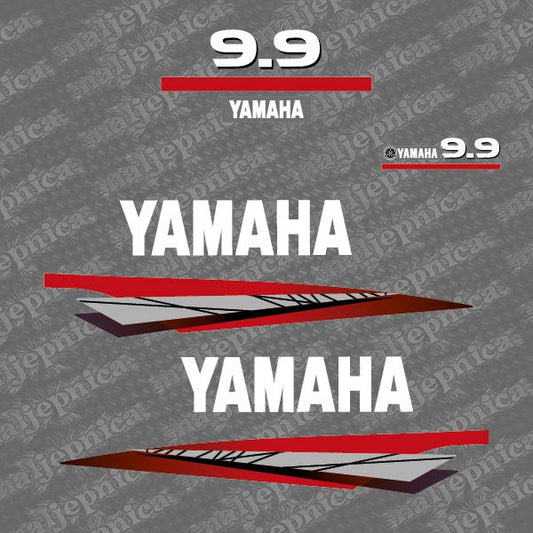 Yamaha 9.9 (1998-2001) Outboard Decal Sticker Set